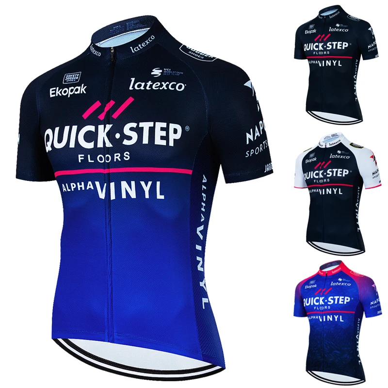 QUICK STEP – Muški biciklistički dres za 2024, idealan za ljetne trkačke sportove. Savršen izbor za MTB vožnje i aktivnosti na otvorenom! – SPORTSKA ODEĆA